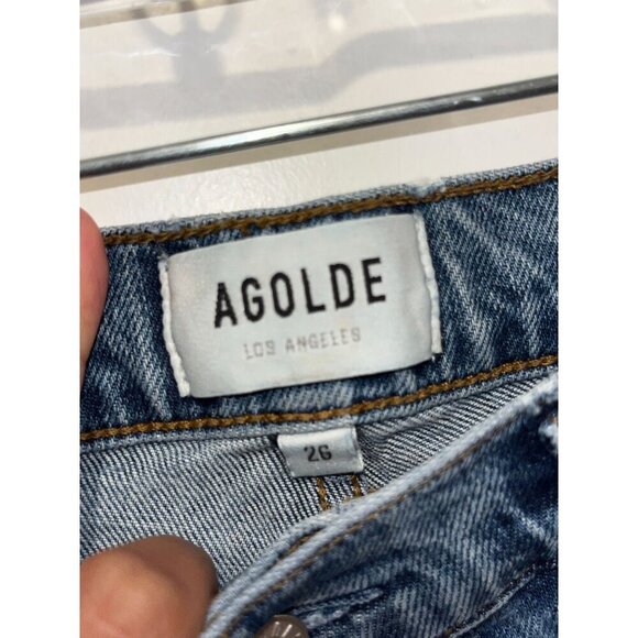 Agolde Nico. High Rise SLim Fit Jeans women size 26 - Picture 5 of 12